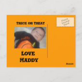 Maddy Halloween ... Postkarte (Rückseite)