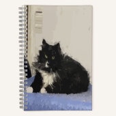 Maddy The Cat Spiral Notebook Notizblock (Vorderseite)