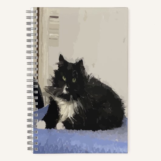 Maddy The Cat Spiral Notebook Notizblock (Vorderseite)