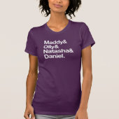 Maddy u. Olly u. Natasha u. Daniel T-Shirt (Vorderseite)