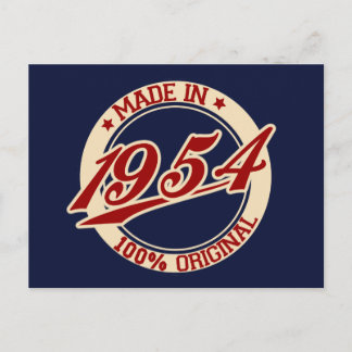 Made 1954 postkarte
