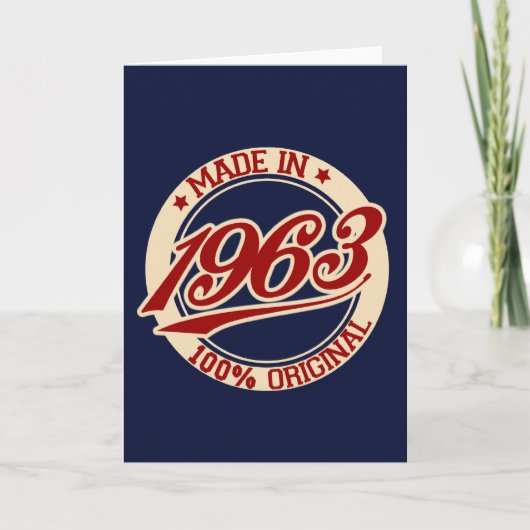 Made 1963 karte (Vorderseite)