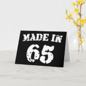 Made 1965 karte (Gelbe Blume)