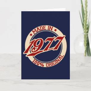 Made 1977 karte