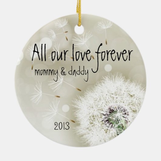 Made a wish Ornament (Hinten)