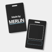 Made by MERLIN Ausweis (Vorder- & Rückseite)
