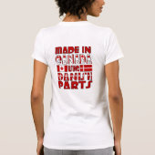 Made Canada Danish Parts T-Shirt (Rückseite)