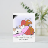 Made Cow in Therapy Funny Gifts & Sammlerstücke Postkarte (Stehend Vorderseite)