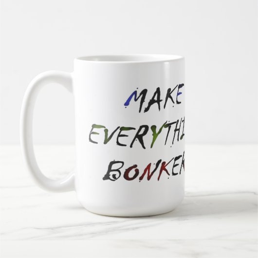 Made for Carol rosa Skript lustigen Stil Kaffeetasse (Links)