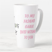 Made for Carol rosa Skript lustigen Stil Milchtasse (Rechte Ecke)