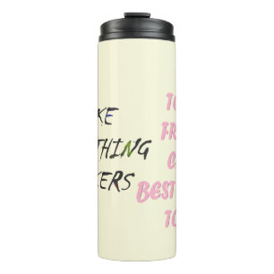 Made for Carol rosa Skript lustigen Stil Thermosbecher