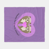 Made for each Otter Fleecedecke (Vorderseite (Horizontal))