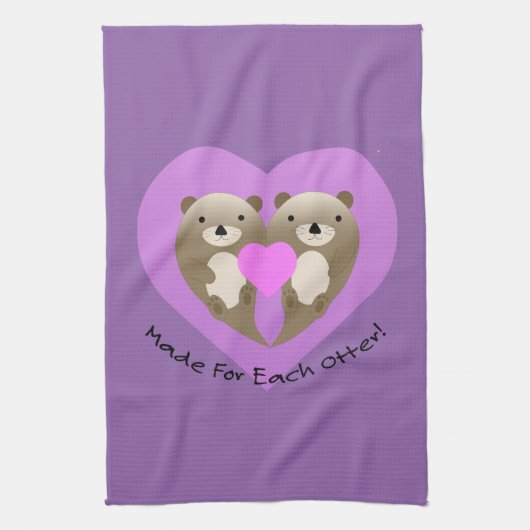 Made for each Otter Geschirrtuch (Vertikal)