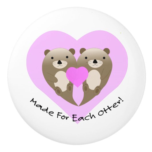 Made for each Otter Keramikknauf (Vorderseite)