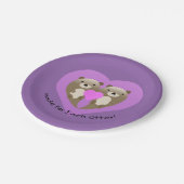 Made for each Otter Pappteller (Schrägansicht)