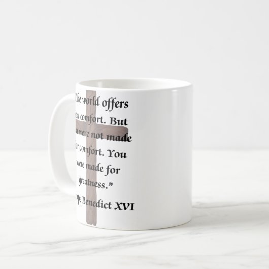 Made for Greatness Kaffeetasse (Vorderseite Links)