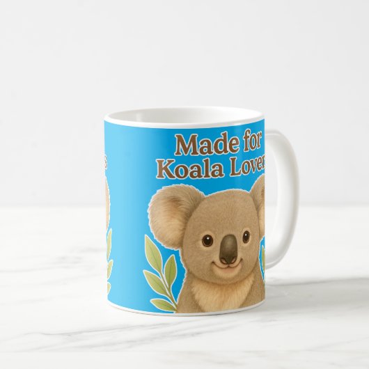Made for Koala Lovers - Cute Wildlife Design for A Kaffeetasse (VorderseiteRechts)