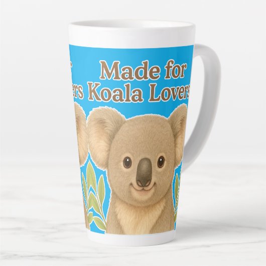 Made for Koala Lovers - Cute Wildlife Design for A Milchtasse (Rechte Ecke)