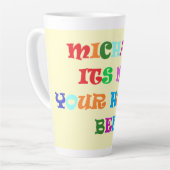 Made for Michael big liebevolle Worte Milchtasse (Linke Ecke)