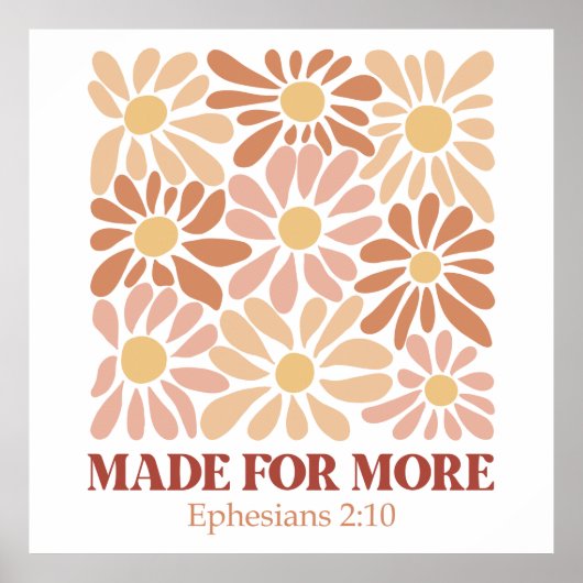 Made for more Bible Verse Poster (Vorne)