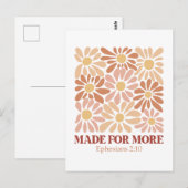 Made for more Bible Verse Postkarte (Vorne/Hinten)