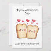 Made for other - Niedlich & Punny Valentine's Karte (Vorderseite)