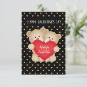 Made for other Teddy Bears Card Karte (Stehend Vorderseite)