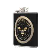 Made for you Apiary Name Copper and Black Honeybee Flachmann (Links)