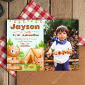 Made Four Adventure - Camping mit Picture Einladung