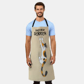 Made from Scratch Funny Calico Cat auf Schürze (Getragen)