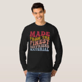 Made from the Fine Boyfriend Material Funny BF T-Shirt (Vorne ganz)