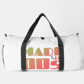 Made in 00s - Nostalgische Vibes Duffle Bag (Rückseite)