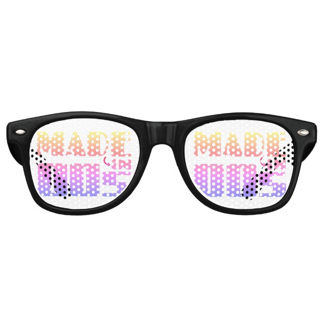 Made in 00s - Nostalgische Vibes Partybrille (Vorderseite)