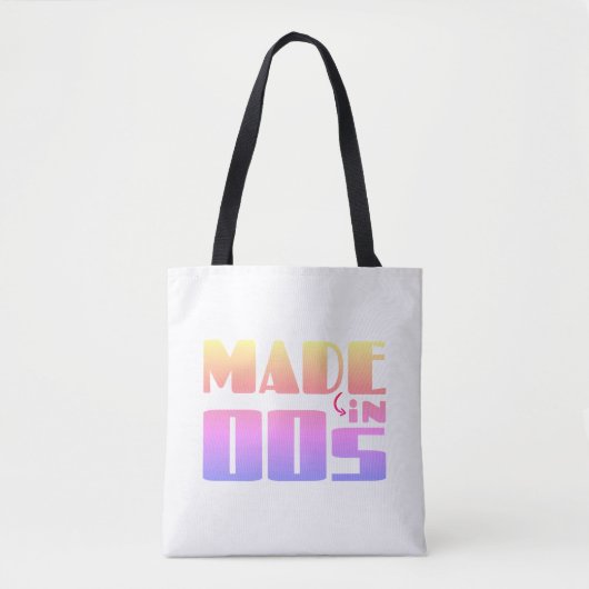 Made in 00s - Nostalgische Vibes Tasche (Vorderseite)