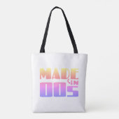 Made in 00s - Nostalgische Vibes Tasche (Rückseite)