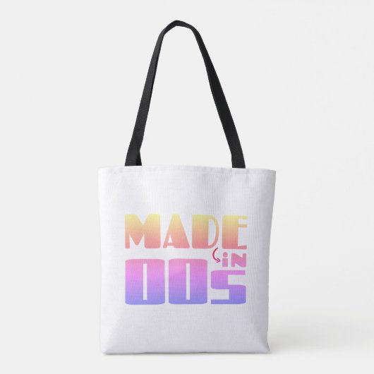 Made in 00s - Nostalgische Vibes Tasche (Rückseite)