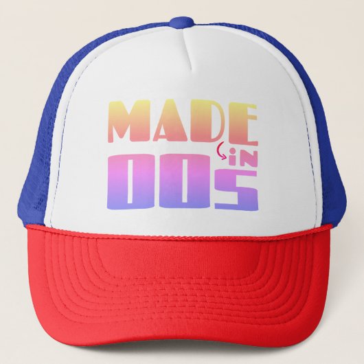 Made in 00s - Nostalgische Vibes Truckerkappe (Vorderseite)