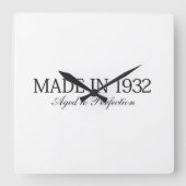 Made in 1932 quadratische wanduhr (Vorderseite)