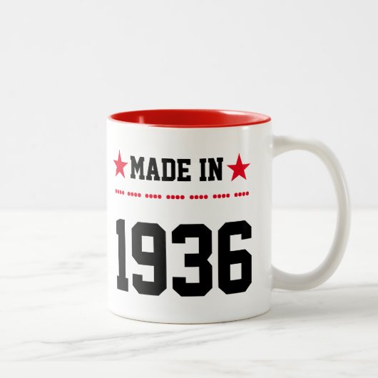 Made in 1936 zweifarbige tasse (Rechts)