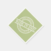 Made in 1937 serviette (Ecke)