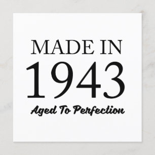 Made in 1943 karte