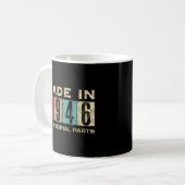 Made in 1946 76 76th B day All Original P Kaffeetasse (Vorderseite Links)