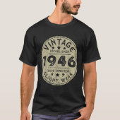 Made in 1946 Männer Frauen 80 Jahre alt Design für T-Shirt (Vorderseite)