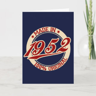 Made in 1952 karte