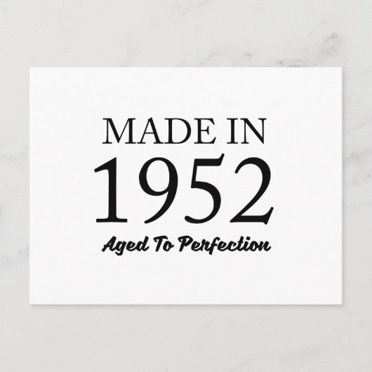 Made in 1952 postkarte (Vorderseite)