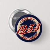 Made in 1953 button (Vorne & Hinten)