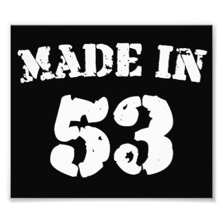 Made in 1953 fotodruck