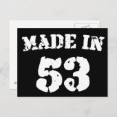 Made in 1953 postkarte (Vorne/Hinten)