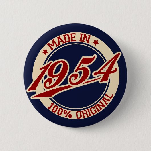 Made in 1954 button (Vorderseite)
