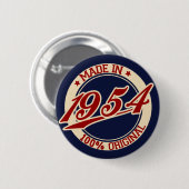 Made in 1954 button (Vorne & Hinten)
